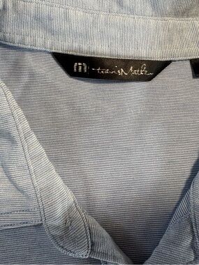 TravisMathew Light Blue Polo Shirt